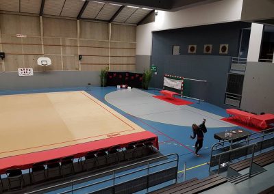 Mise en place du gymnase
